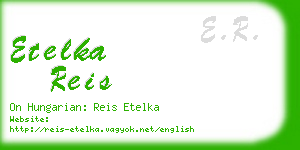 etelka reis business card